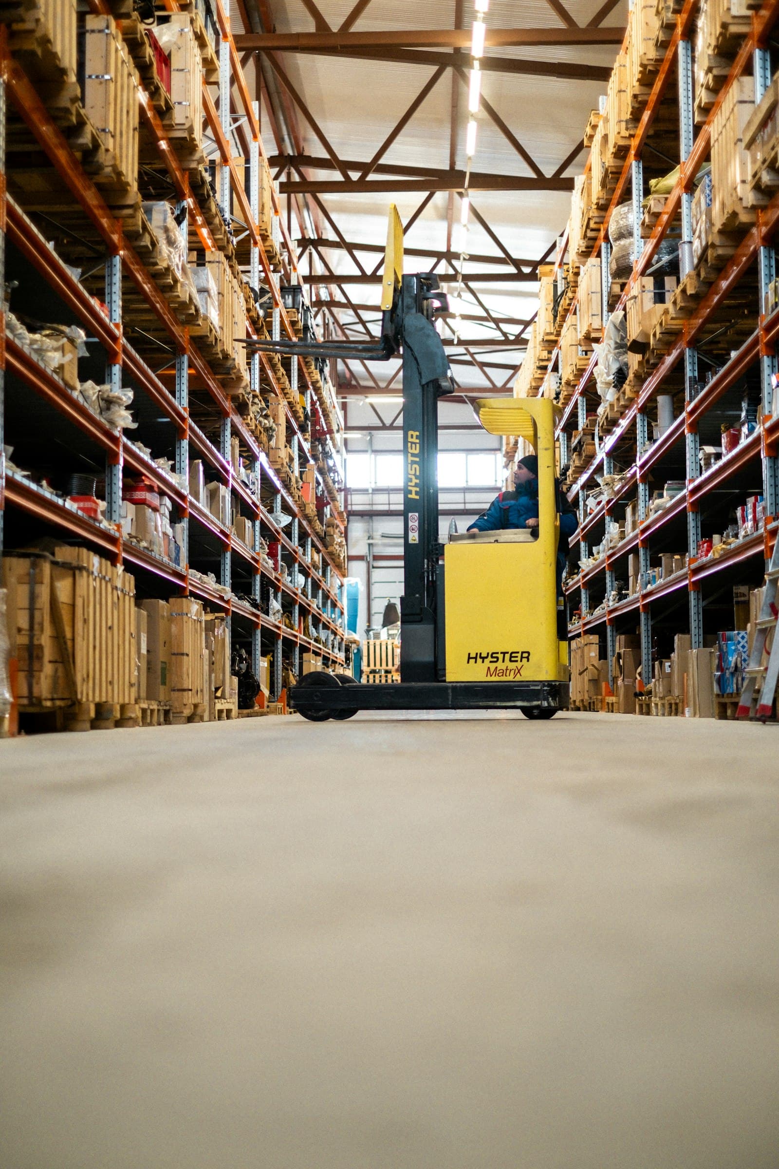 Branded high-visibility workwear for a logistics team